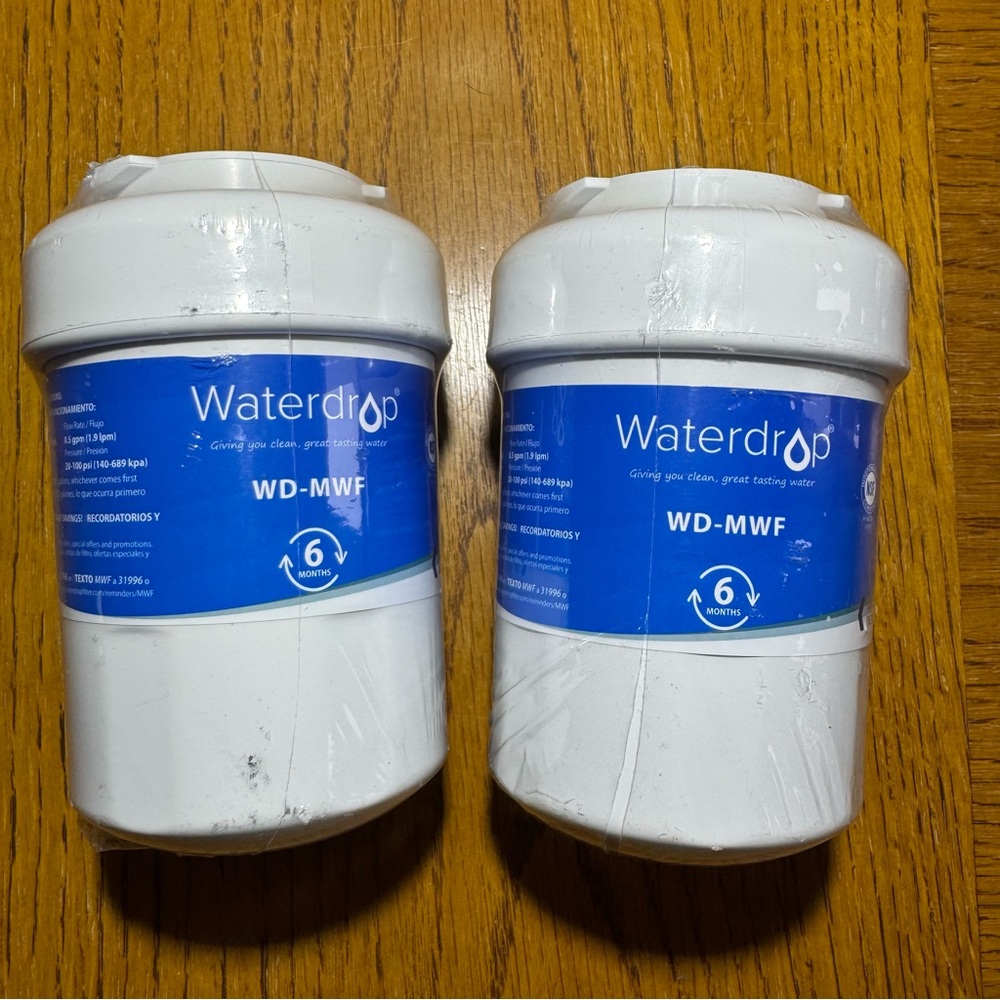 Waterdrop WD-MWF Refrigerator Water Filter Replacement set of 2